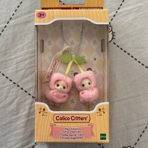 Calico Critters Cutie Cherries Keychain